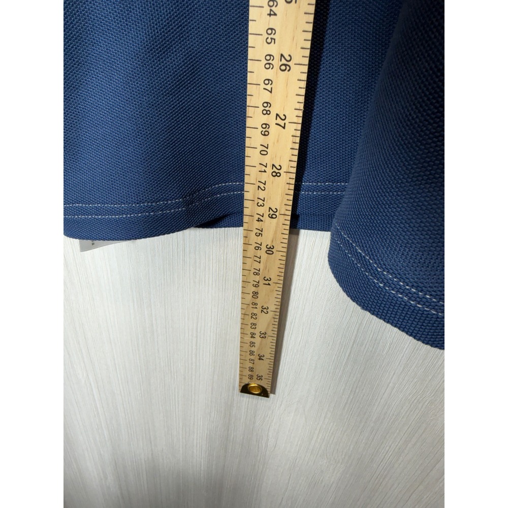 Tommy Bahama Mens XL Emfielder Supima Cotton Blue Short Sleeve Polo Shirt - Picture 5 of 13